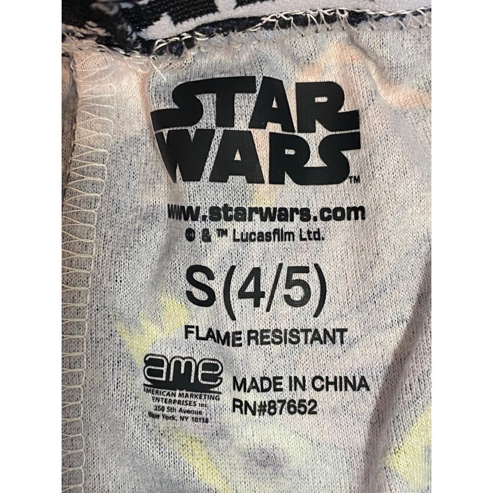 NWT Boys Star Wars The Mandalorian The Child Baby Yoda Pajama Pants in Size 4-5 - Picture 4 of 5